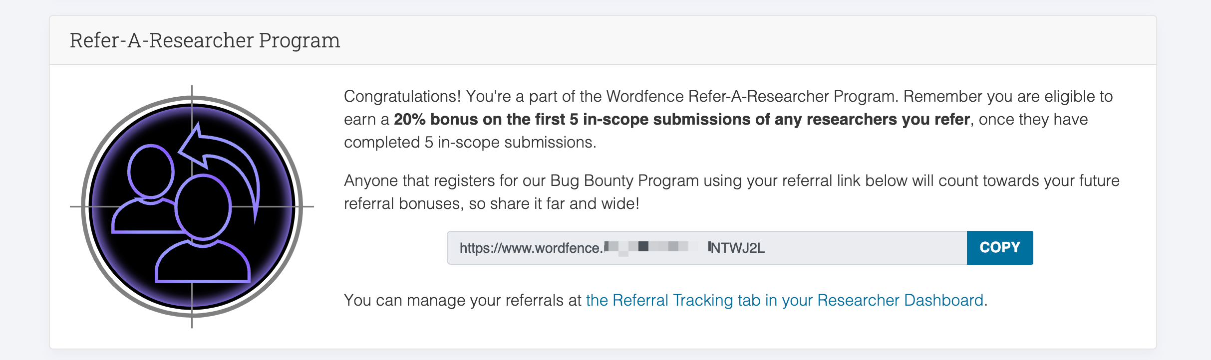 Wordfence Bug Bounty Program Referral Link